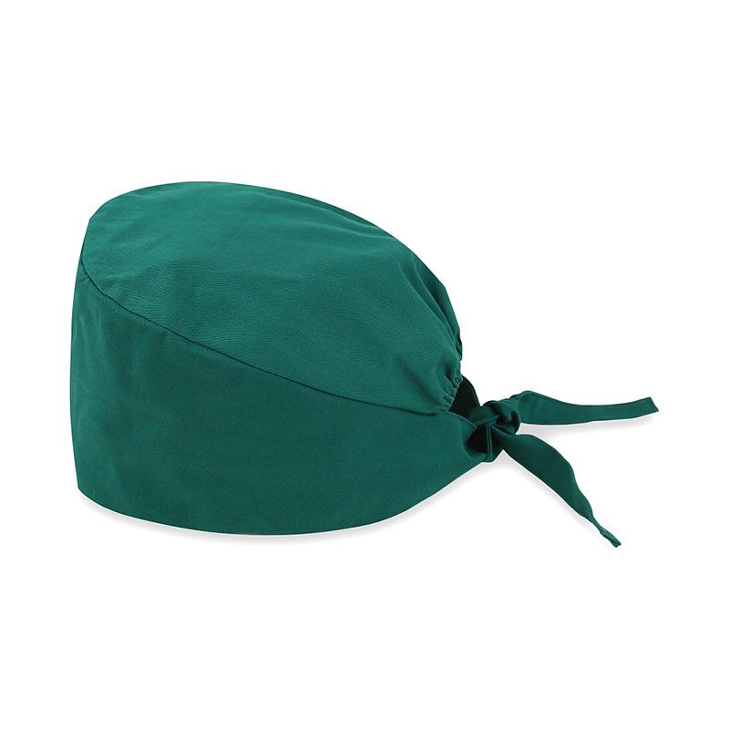 Unisex Women Scrub Nurse Caps Solid Color Adjustable Breathable Beauty Salon Care Cap Surgical Cap Pet Nurse Doctor Working Caps