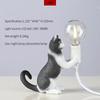 Black Cat Lamp Nordic Creative Living Room Bedroom Clothing Store Decorative Animal Lamp Mini Catlamp Small Night Lamp