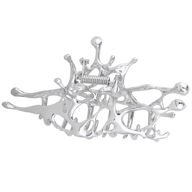 

Alloy Material Hair Clip Hair Accessories Fashion Hair Barrette for Women Girls срібний
