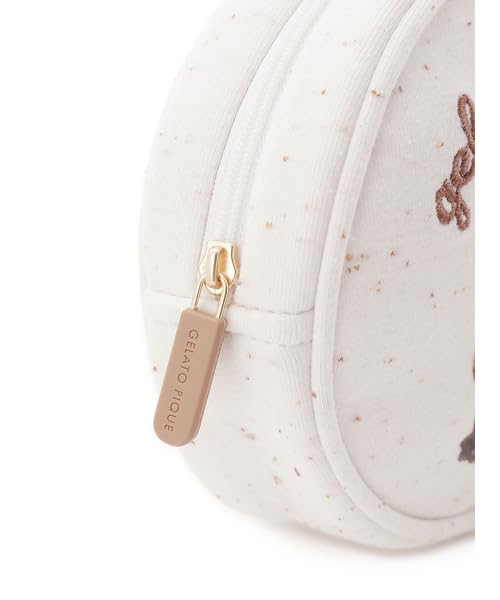 gelato pique HIGH CALORIE One Point Pouch PWGB244703 Women's Off-White OWHT Free Size Cute Cosmetic Makeup Bag Storage
