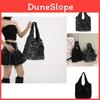 Urban Chic Sequined Tote Bag For Women In Black And Silver Ideal For Everyday Use