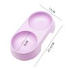 Double Pet Bowls Dog Food Water Feeder Dual-use Pet Drinking Dish Feeder Cat Puppy Feeding Supplies Small Dog Accessories