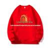 2026 Year of the Horse Red Sweatshirt - Round Neck, Perfect for New Year and Annual Meetings