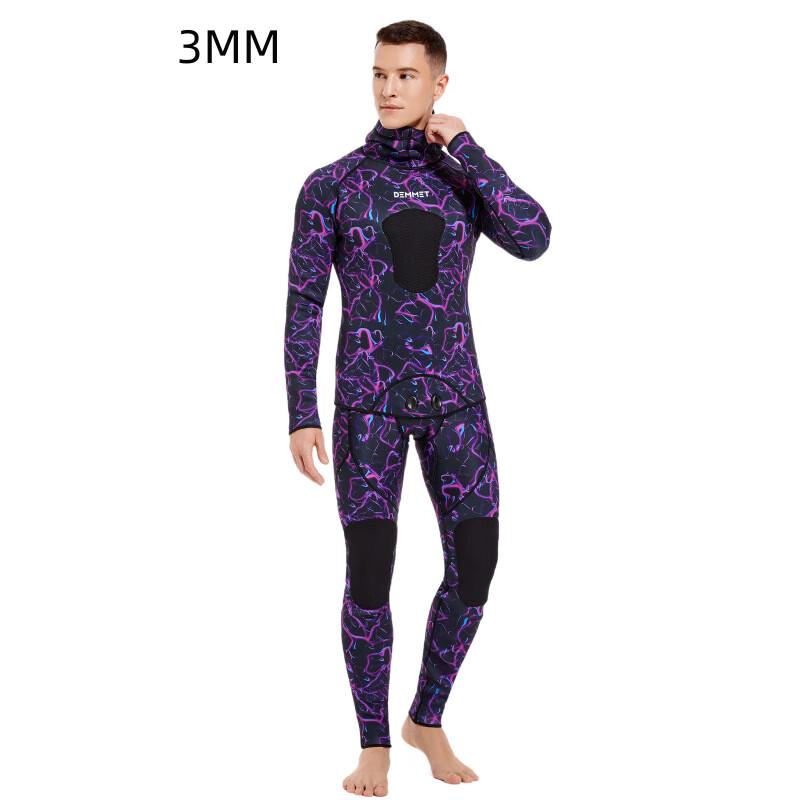 Men's 3MM Neoprene Camouflage Spearfishing Wetsuit