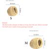 2025 Parrot Nest Straw Bird Nest Natural Handmade Warm Pigeon House Bedroom Courtyard Bird Cages Supplies Bird Cage Accessories