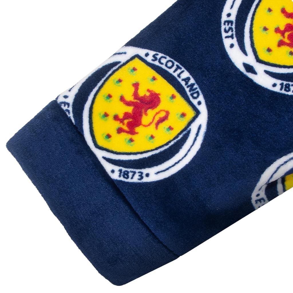 Scotland Boys Crest Fleece Dressing Gown