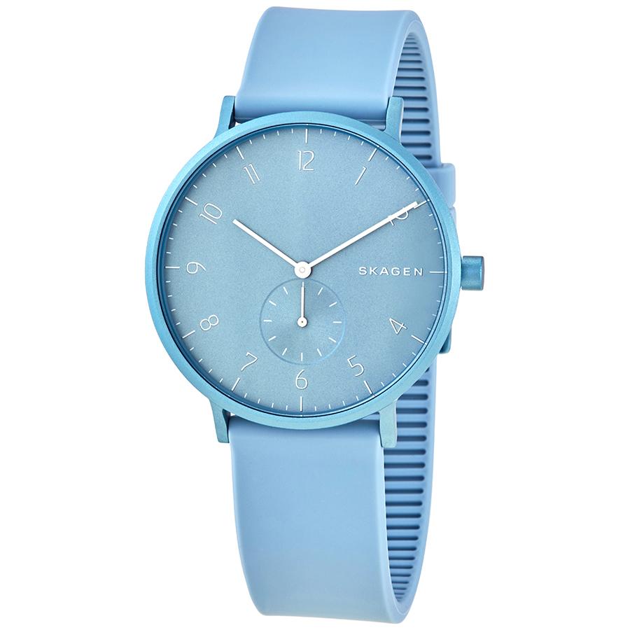 SKAGEN Aaren Kulor Aluminum Quartz Light Blue Dial Unisex Watch Women's Quartz Watch 30m 41mm hour SKW6509