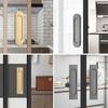 Double-sided Self-adhesive Handle Aluminum Zinc Zinc Alloy Glass Door Knob Sliding Door Handle  Kitchen Door