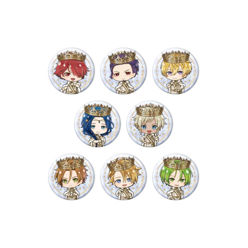 Королевство снов и 100 спящих принцев 13 [Иллюстрации мини-персонажей] Значок-пуговица Коробка из 8 штук