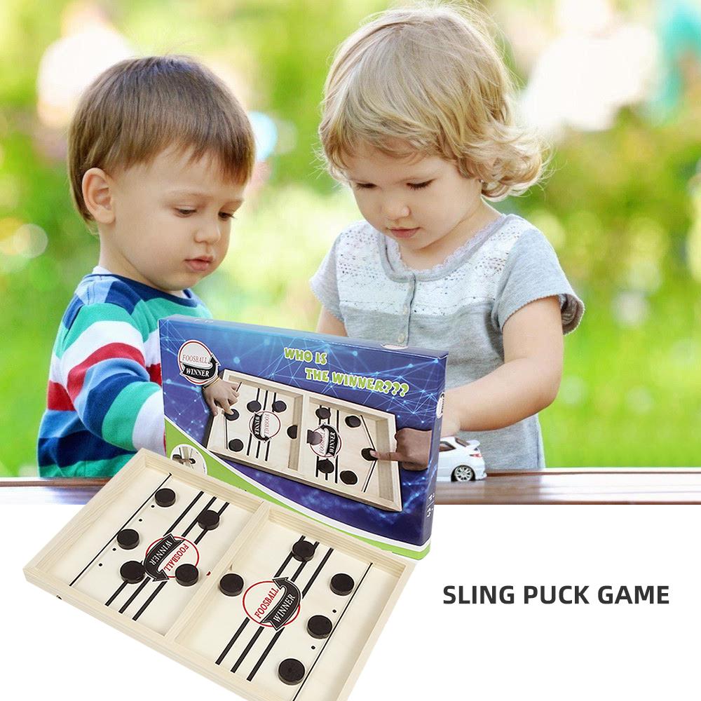 Fast Sling Puck Gioco Da Tavolo Hockey Da Tavolo Matraquilti Vincitore Festa Fam