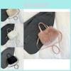 Trendy Korean Style Small Square Handbag Soft Plush Material For Daily Use