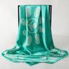2025 Hip Hop Hijab Scarf Women Print Neckerchief Foulard Square Satin Silk Scarves Shawls And Wraps Lady Pashmina Bandana 2025