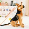 Stuffed Animal Plush Simulation German Shepherd Dog Doll Plush Toy Creative Stuffed Army Dog Toy Kawaii Gift For Kid Girl Boy