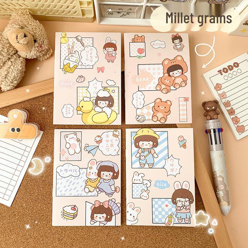Cute Cartoon Mini Pocket Notebook Diary 120*85mm