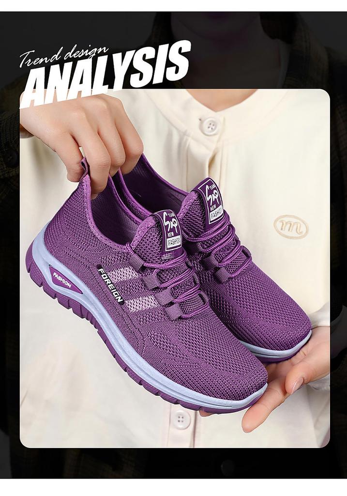 Damen 2026 Sommer Atmungsaktive Mesh Sportschuhe - Lässiger Low-Top Stil