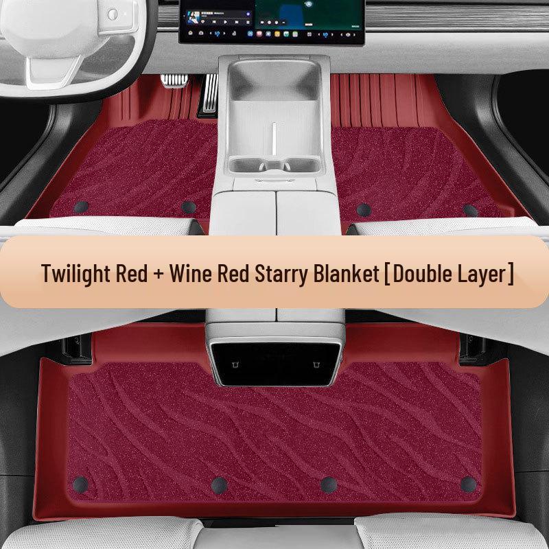 Durable, eco-friendly, odorless TPE high-side floor mats for Chery Jetour PRO EV.