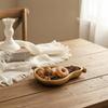 Banana Tray Gilded Shaped Textured for Coffee Table, Entryway, Living Room