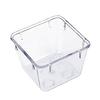 Caixa de armazenamento de gaveta transparente acrílico transparente organizador de gaveta buracos de drenagem bandeja de armazenamento empilhável
