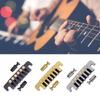 Guitar Bridge with Studs and Inserts Replacement 6 String Electric Guitar Bridge