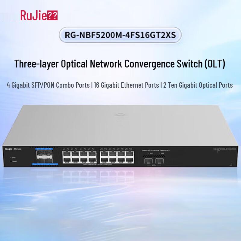 

Ruijie EasyOptical RG-NBF5200M OLT Layer 3 Managed Switch
