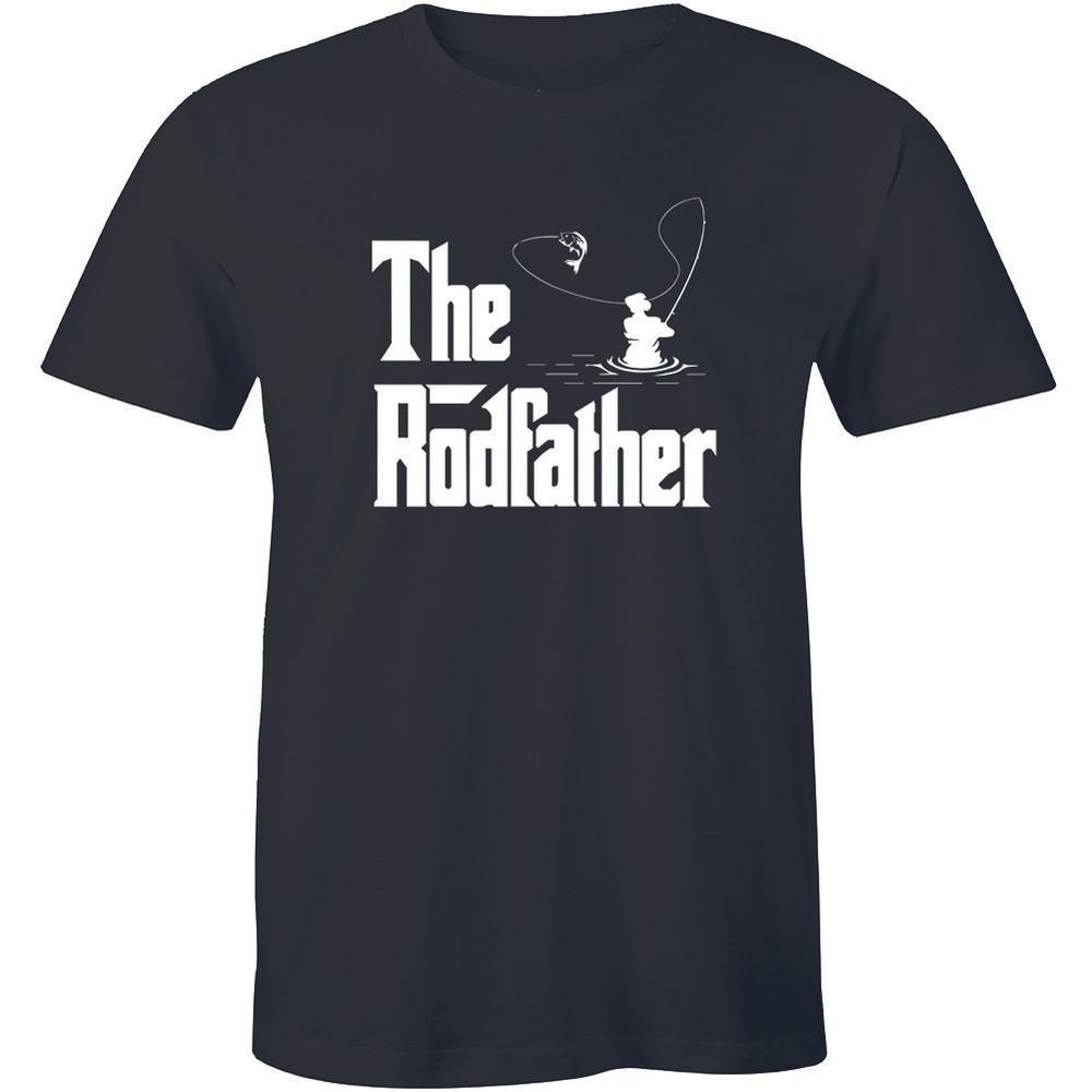 The Rodfather Pun Parody Fishing Fisherman Humor Funny Joke Mens T-shirt Unisex T-Shirt XXXXL