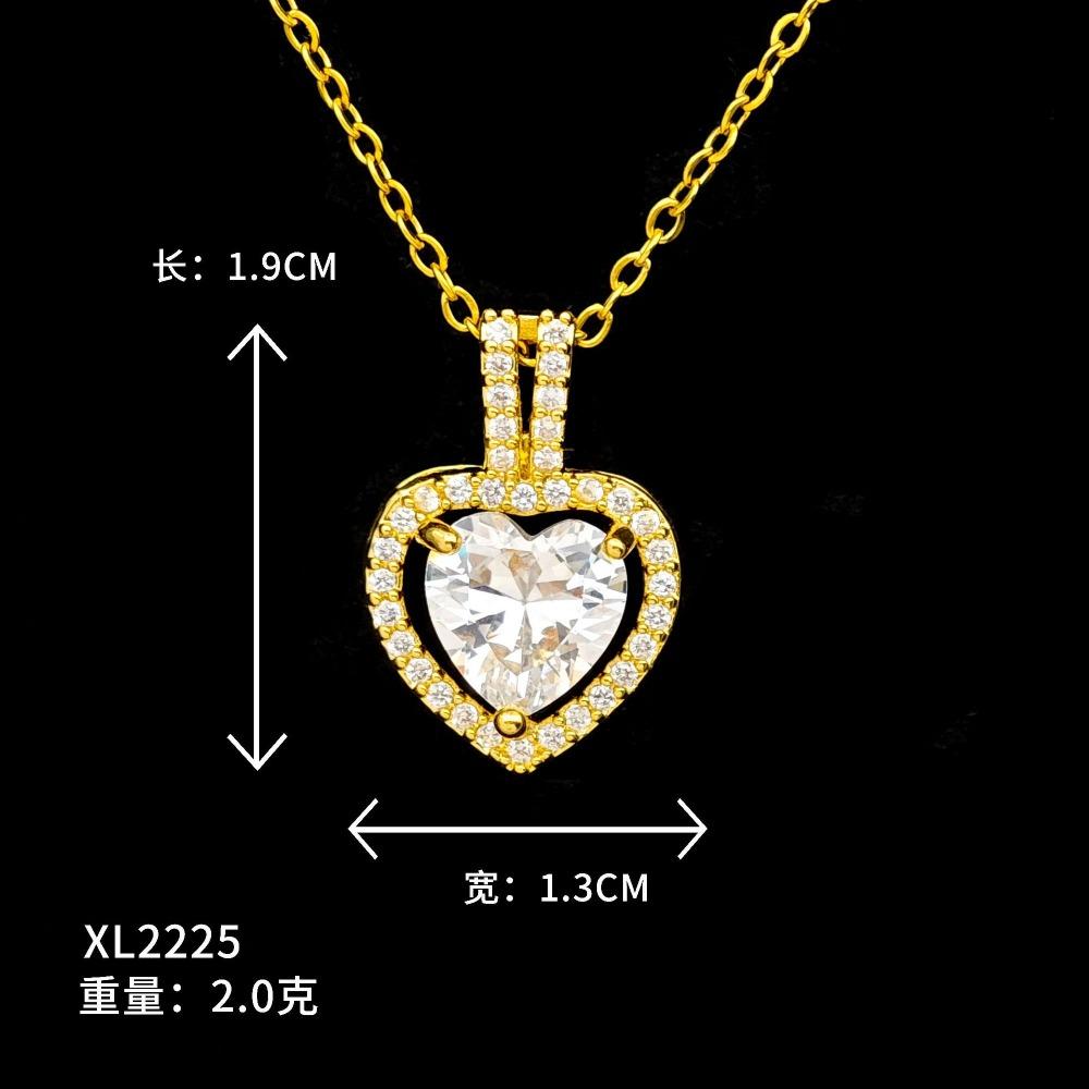 Necklace Women Do Not Fade Summer Small Cute Temperament Titanium Steel Necklace Versatile High-end Jewelry Simple Collarbone Chain