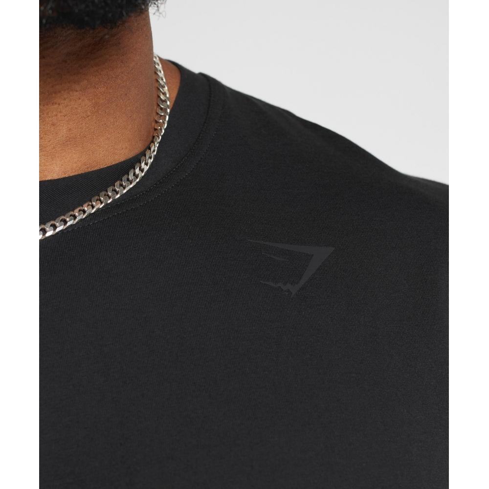 Gymshark Power T SHIRT Black A4a9q Bb2j