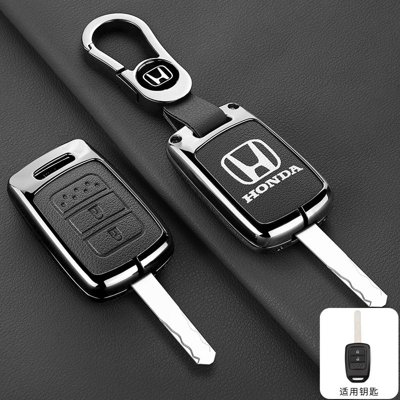 

Leather Smart Key Bag Car Remote Key Case Cover Shell Protector For Honda Accord CIVIC CRV Jazz HR-V HRV 2013 2014 2015 2016