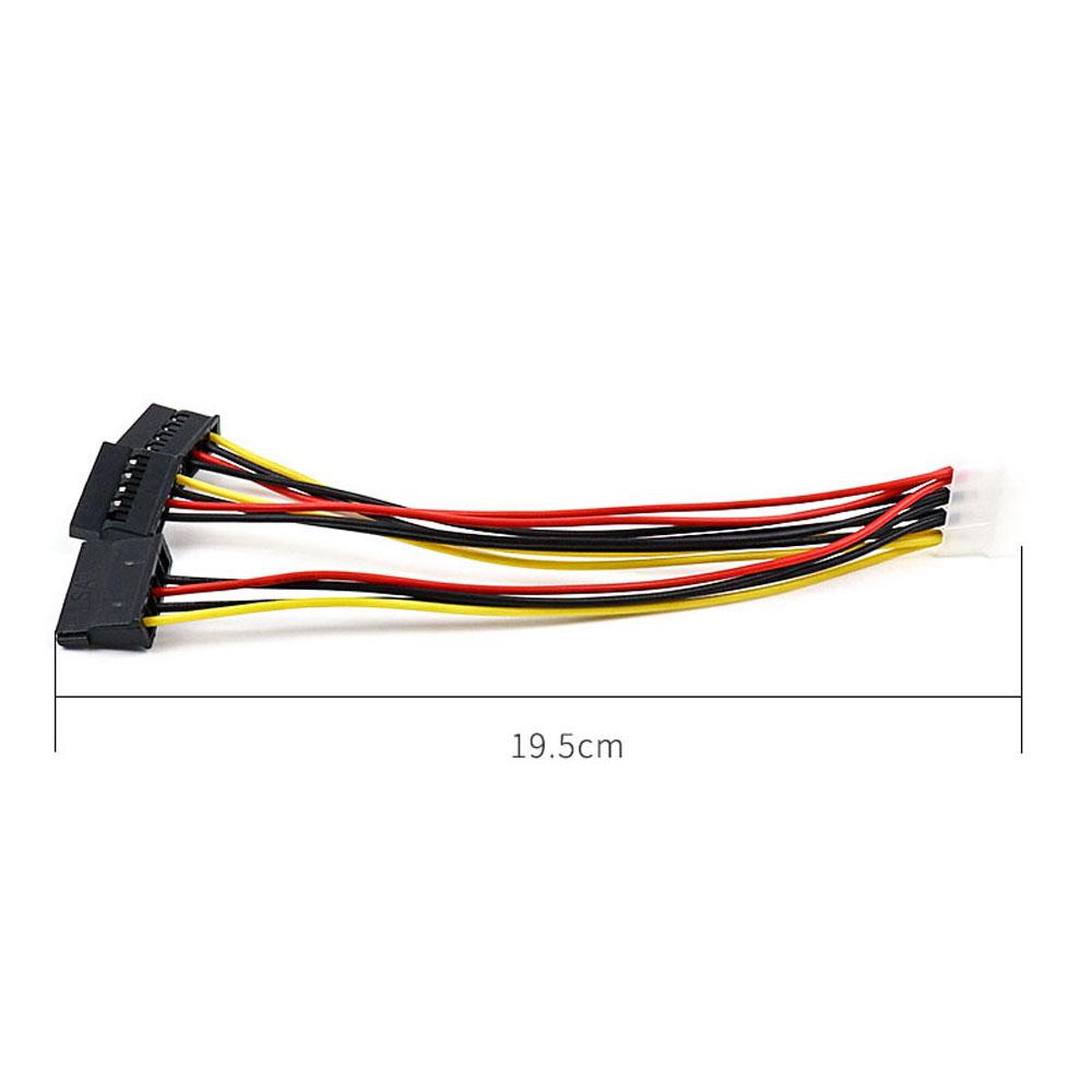 Connectors SATA 4 Pin IDE Molex ATA Extension Adapter Cable Adapter Extension Cable Power Splitter