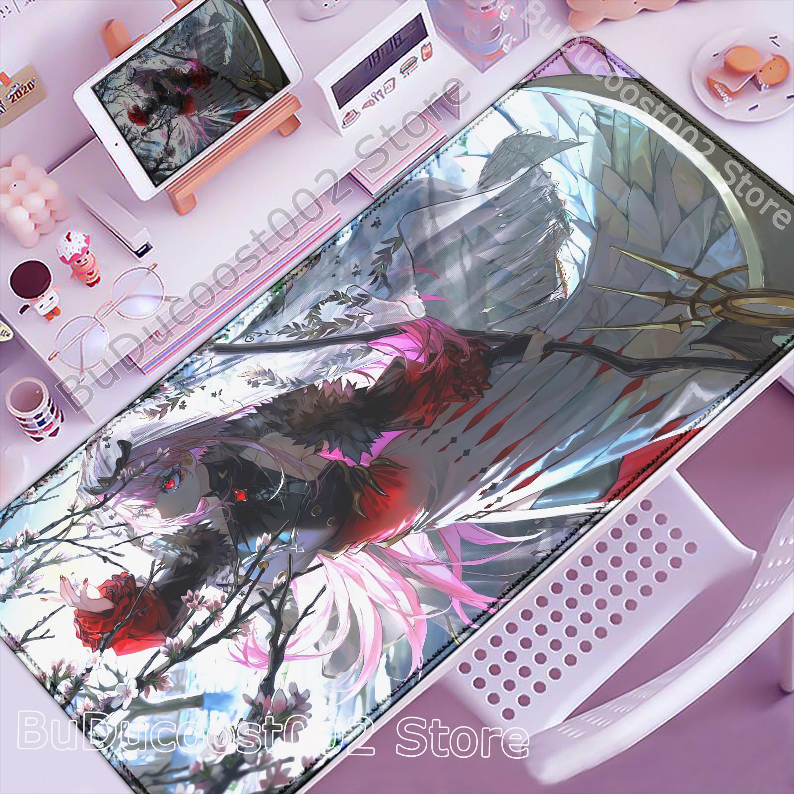 

Large Mouse Pad Laptop Gamer Hololive Mori Calliope Keyboard Pad Computer Desk Mouse Mat Gaming Accessories HD Anime PC Mousepad 600x300x2mm
