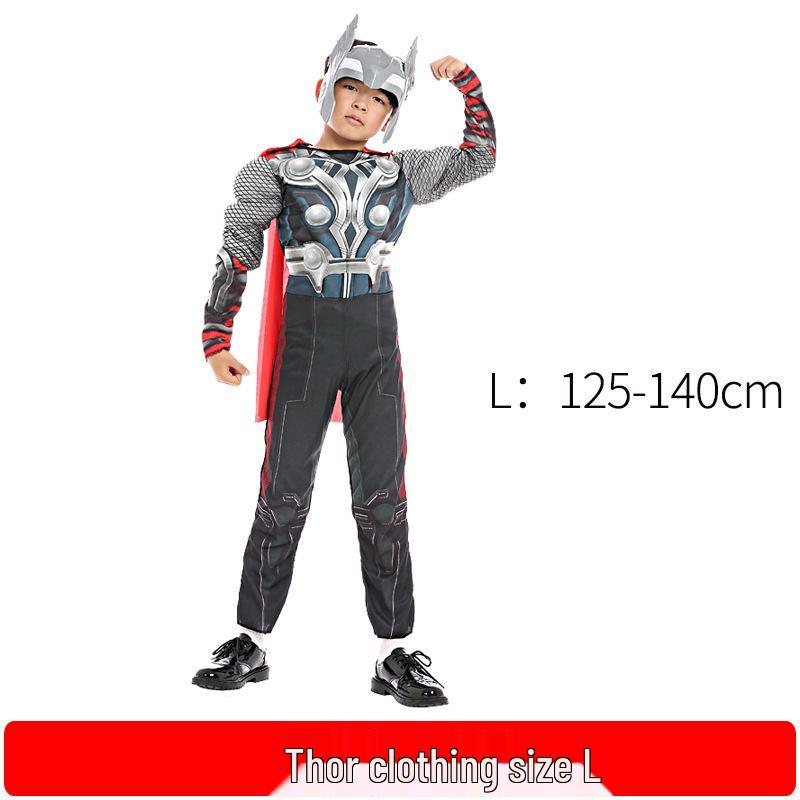 Children's Thor Hammer Toy & Cosplay Set: Mask, Cloak, Costume for Halloween