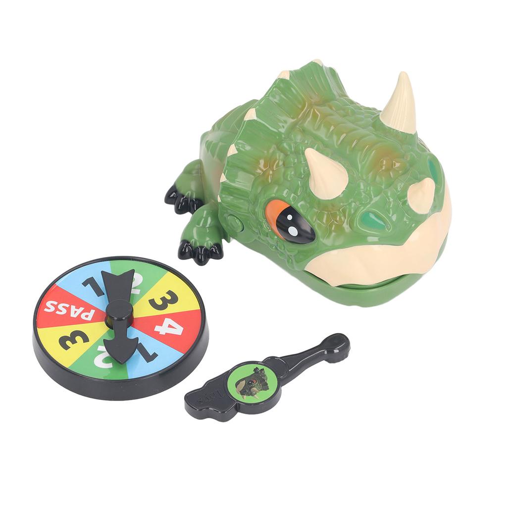 Finger Biting Prank Toy Dinosaur Shaped Interesting Interactive Press Teeth Funny Game for Kids Red