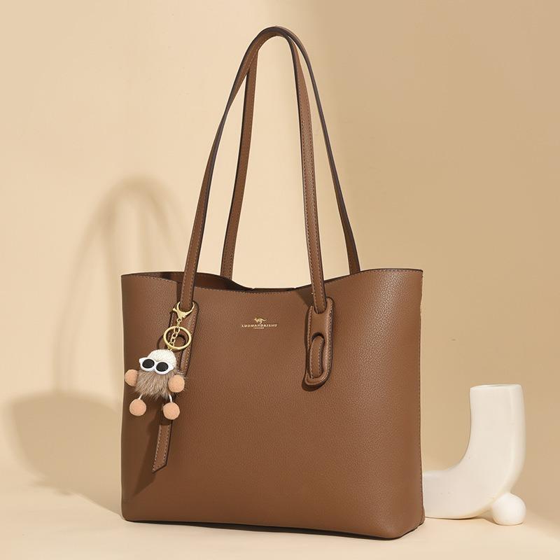 Bags Women's bags High-end tote bags New fashion shoulder bags Simple solid color portable daily commuter bags