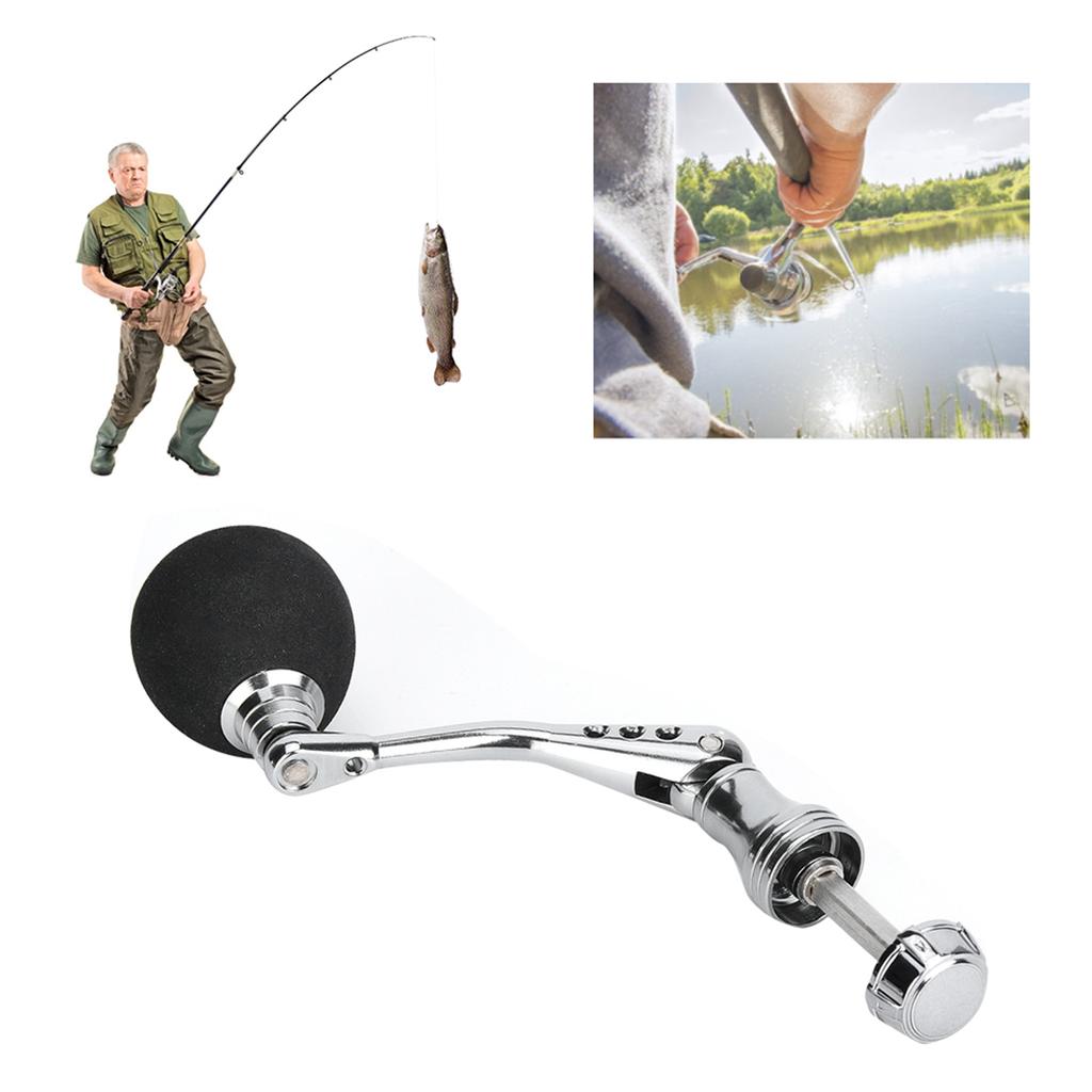 CNC Metal Fishing Reel Kits Handle Grip Rocker Arm Fishing Accessory Replacement Parts