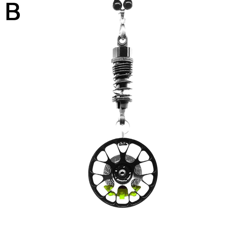 

Автомобильное зеркало заднего вида Креативная подвеска из алюминиевого сплава Креативная ступица колеса Тормозная тема Украшения интерьера Аксессуары для автомобиля