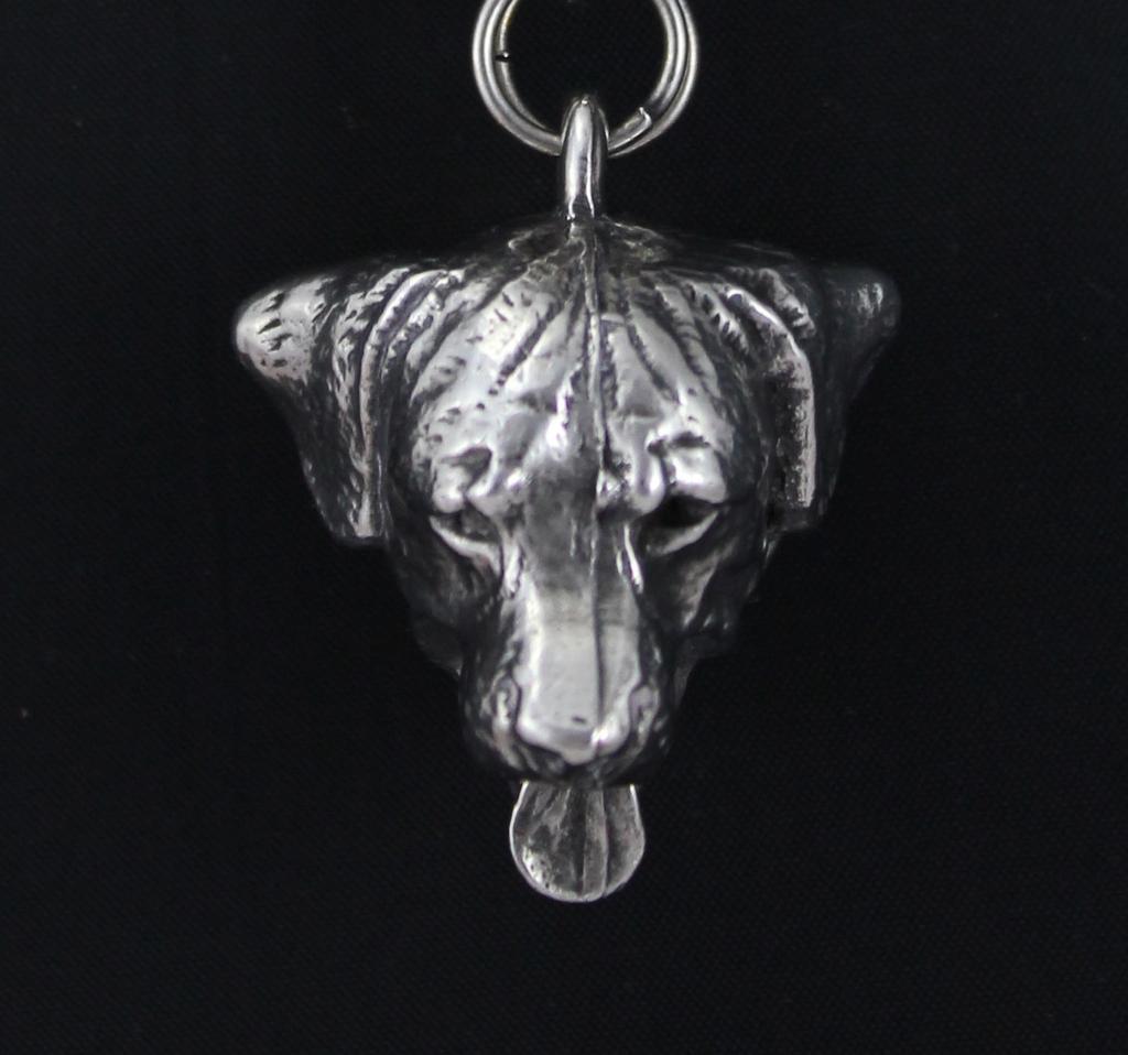 Rottweiler, Rott, Rottie – Necklace with dog, silver-plated pendant for dog fan | Art-Dog