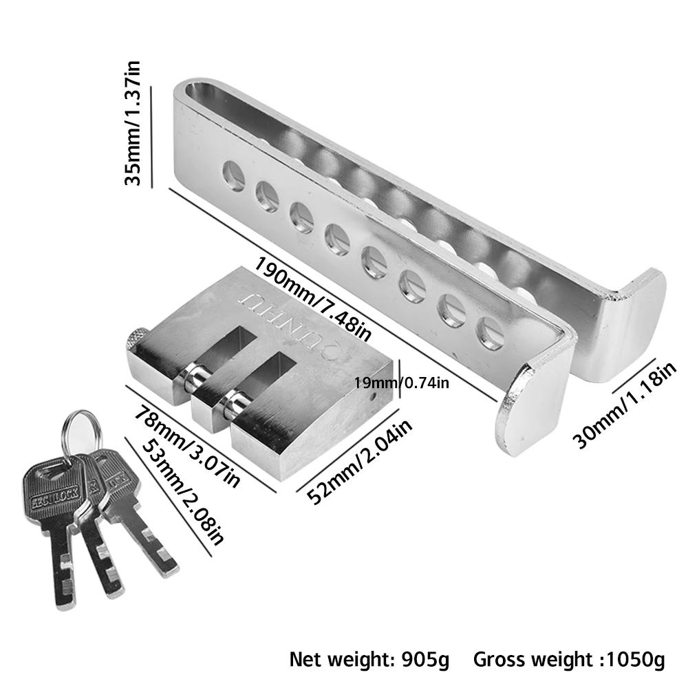 

Universal Car Brake Clutch Pedal Lock Stainless Steel Isolator Throttle Accelerator Security Products Tools for Auto Accessories