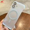 For 16 17 Pro Max Frameless Case Heat Radiation Slim Matte for Magsafe Case for 11 12 13 14 15 Pro Max Plus