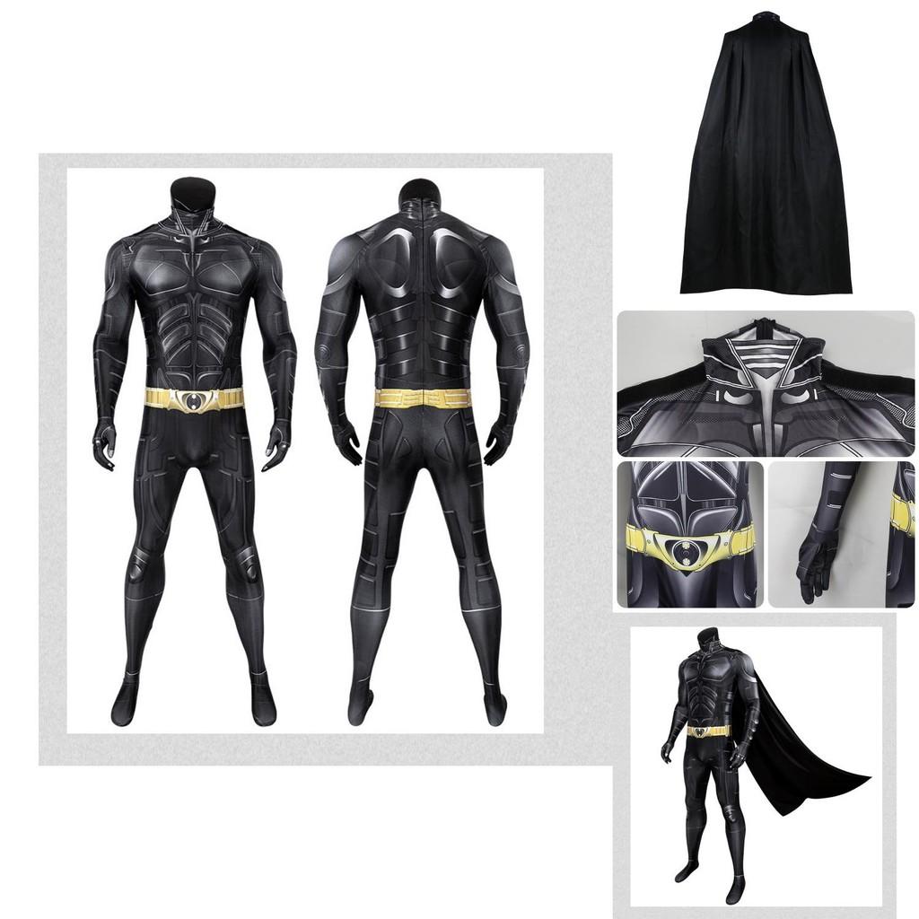 Tmavý rytíř Batman Bruce Wayne Body s pláštěm Halloweenský kostým
