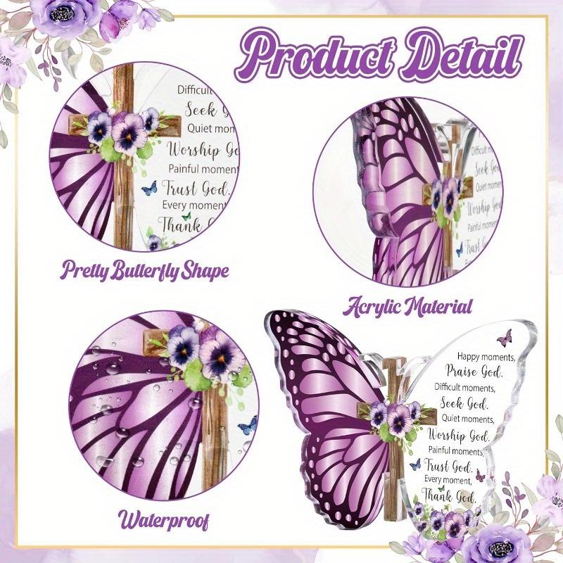 "Praise God" Butterfly Scripture - Inspirational Christian Keepsake with Photography Utility