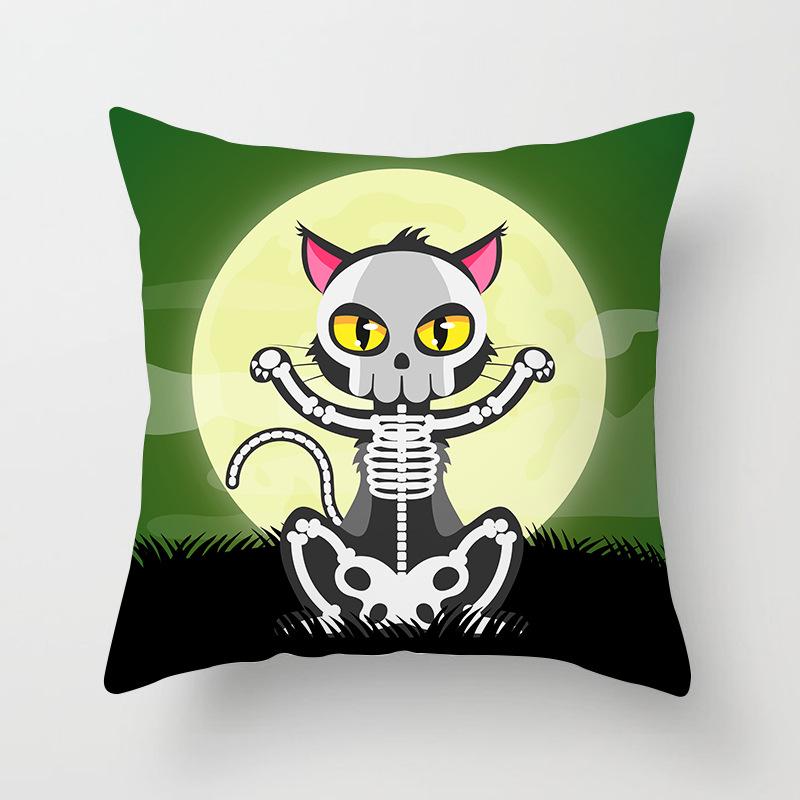 Halloween Pillowcase  Cartoon Devil Pumpkin    Decorative