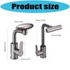 Spatter Proof Water Saving Kitchen Tap 360 Swivels Sink Basins Faucet Quick Installation Single Handle Sink Faucet