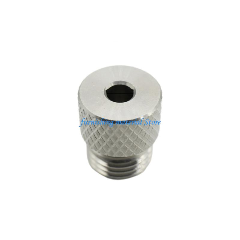Y5GD 8pc Stainless Steel Drill Bushings 3-10mm Internal Diameter Coarse Thread Rolled