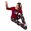 2025 Autumn/Winter Women's Milk Silk Pajama Set - Long Sleeve & Pants, Christmas Style, Hot Seller
