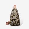Trendy omn Bgs fashion casual travel messenger personalized double zipper leopard print chest bag