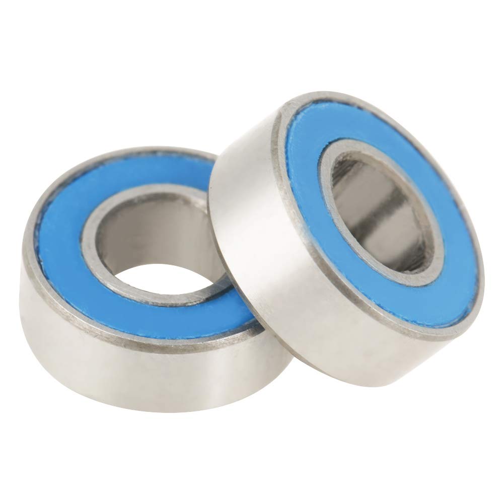 SEAFRONT Rubber Seal Ball Bearings, 25 PCS/Set MR115-2RS Blue Metal Rubber Seal Ball Bearings 5 x 11 x 4mm