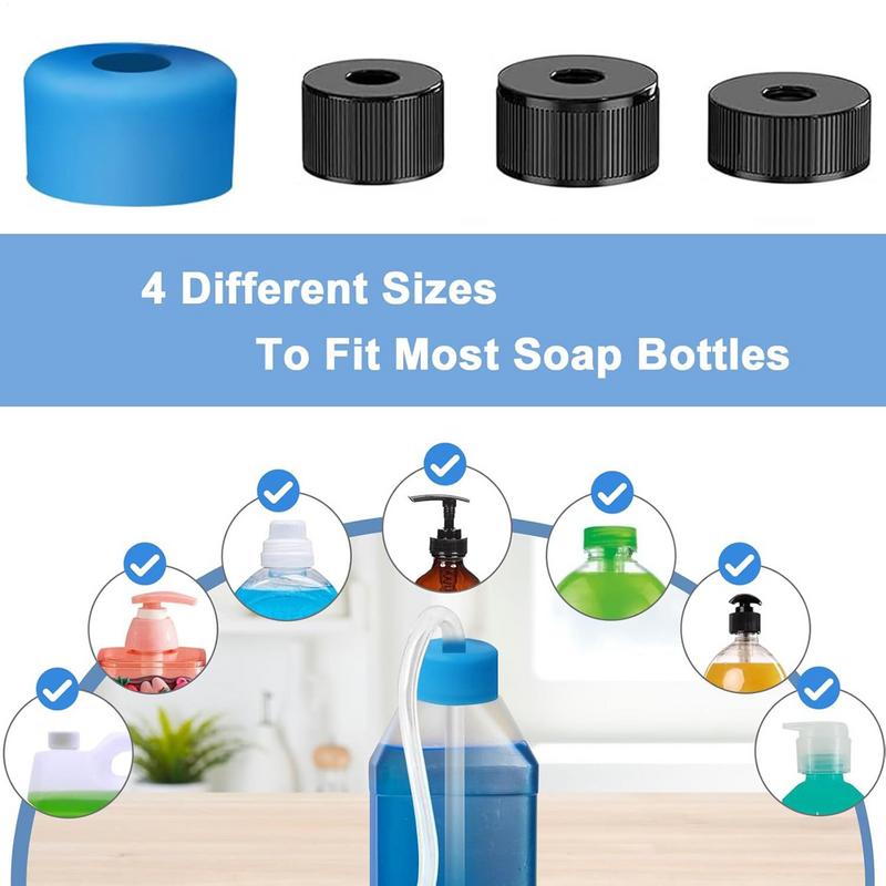 Sink Soap Dispenser Tube Kit Faucet Hose Set For Bathroom Refillable Soap Dispenser Tube Kit With 47 Inch Hose And Check Valve