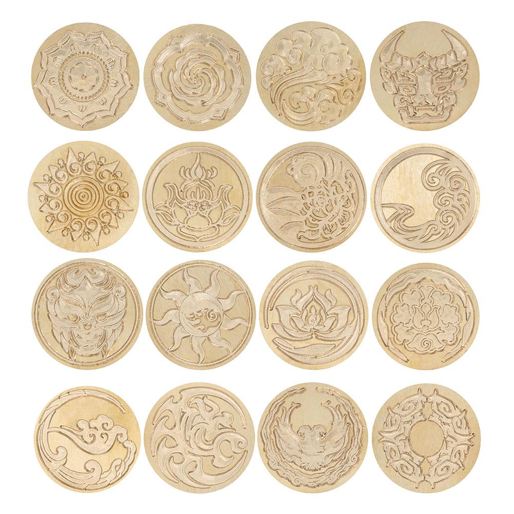 Ancient Wax Seal Head Sealing Stamp for Wedding Decorative Invitation Cards Vintage DIY Handmade Art Hand Account