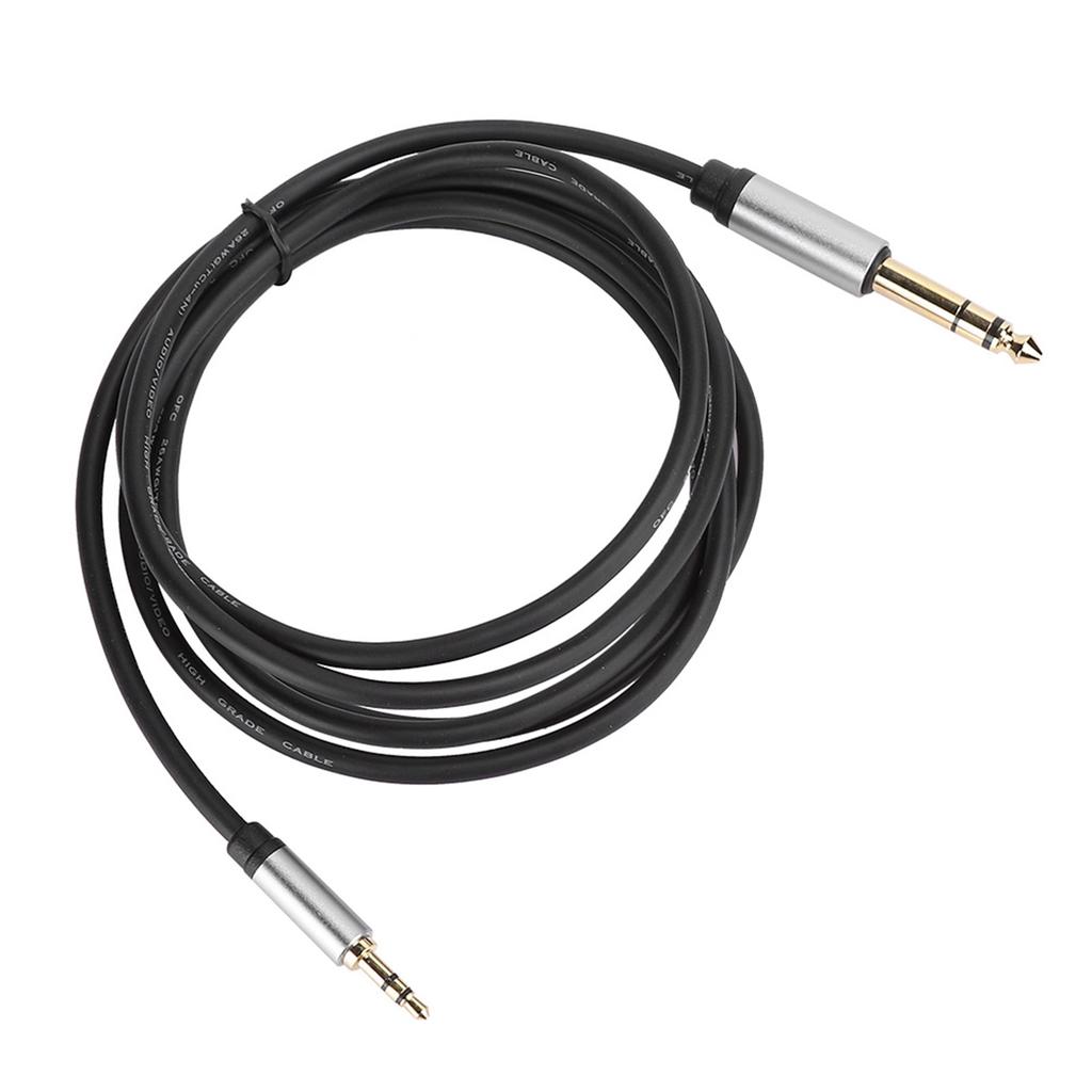 3.5MM to 6.5MM Audio Adapter Cable Male to Male HiFi Sound Quality Connection Line for Phone(1.8M )