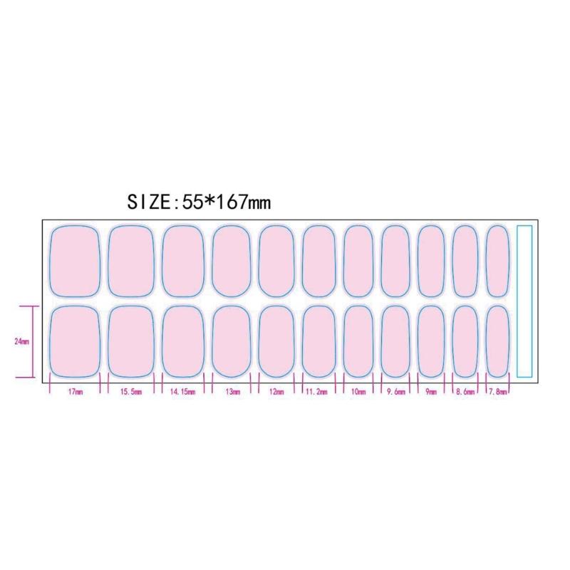 Quickly dry SelfAdhesive Nail Art Stickers Soft Waterproof Materials Gel Nail Strips For Daily Use And Special Occasions
